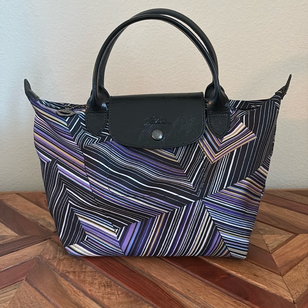 Longchamp Op’Art Short Handle Bag